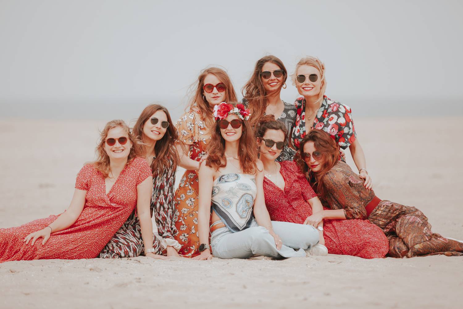 evjf espagne shooting de mode sur la plage